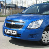 Бампер передний в цвет кузова Chevrolet Cobalt (2011-2016) GCT - Moroccan Blue - Синий