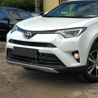 Бампер передний в цвет кузова Toyota Rav4 4 СA40 (2016-2019) рестайлинг